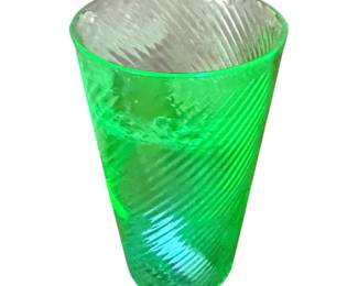 Uranium spiral glassware