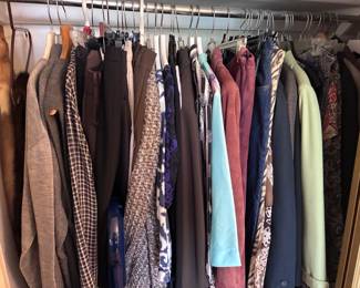 some of the many items of clothing