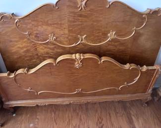 queen bedframe (already disassembled for ease of hauling away!). This is part of a larger bedroom set