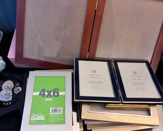 lots of picture frames