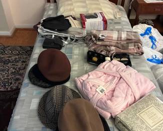 mid-century modern twin bed and nightstand