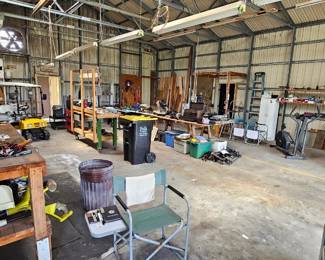 Large detached garage