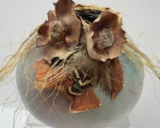 Owl Gourd Art by Marla Helton