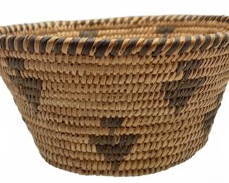 Antique Southwest Native American Basket, 6 Inch