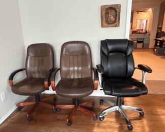 Nice leather executive chairs