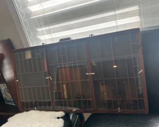 Large typesetter tray wall hanging