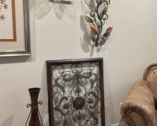 Metal wall art