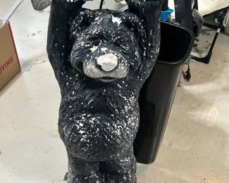 Outdoor welcome bear