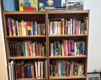 Books and bookshelves