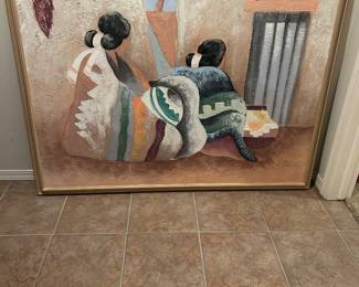 Large signed Southwest painting
