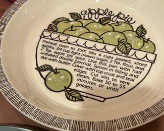 Apple pie plate