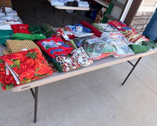 Christmas fabrics and projects
