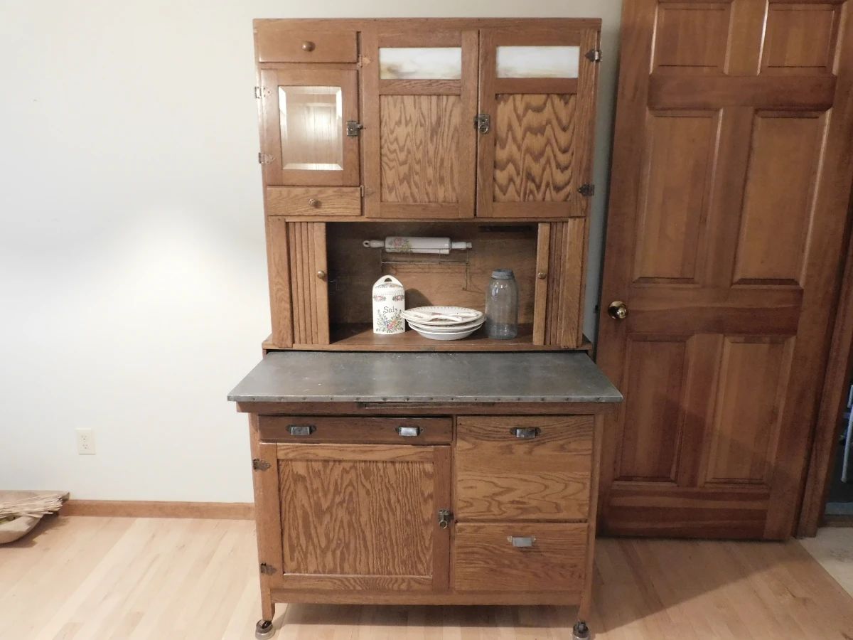 Klemp Hoosier Kitchen Cabinet, made in Leavenworth, KS