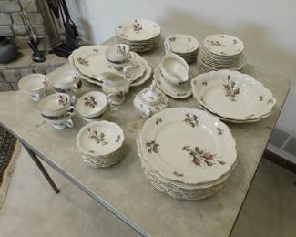 8-Place Settings Rosenthal "PAMPADOUR" Pattern China, made in Germany, plus extra pieces
