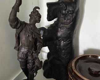 Cast iron door stopper