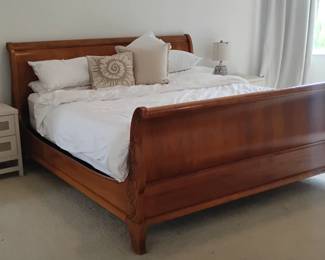 Giant King Size Sleigh Bed --$1000.- obo
