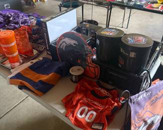 Denver Broncos Collectibles 🧡💙 Even more Broncos memorabilia including collectibles, apparel, drinkware, décor and fan gear. Lots of orange & blue for Denver sports collectors!
