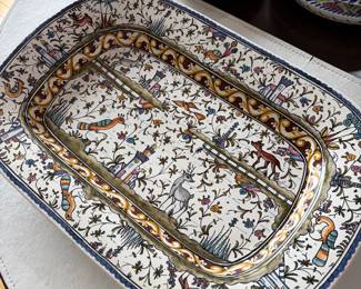 FOLKART PROVENCE NAZZARI SERVING PLATTER
