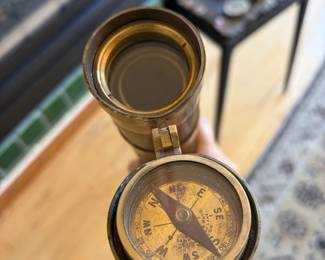 LAWRANCE & MAYO LONDON BRASS MARITIME TELESCOPE