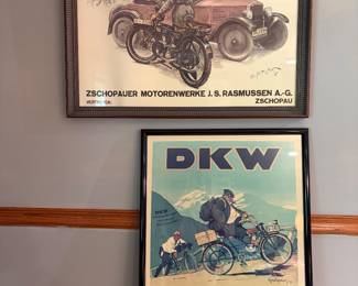 DWK FRAMED POSTERS ONE SIGNED