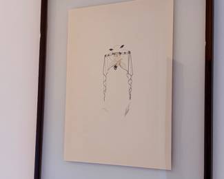 Signed and numbered ERTE lithograph LaBelle 