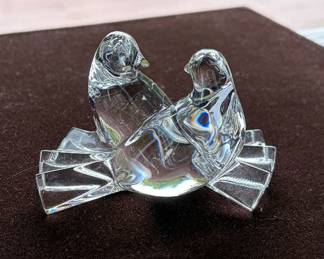 BACCARAT LOVING DOVES CRYSTAL 