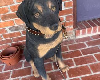 Large yard dog