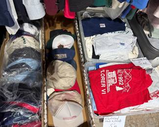 train related shirts and hats