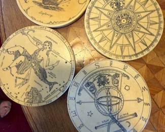Scrimshaw coaster