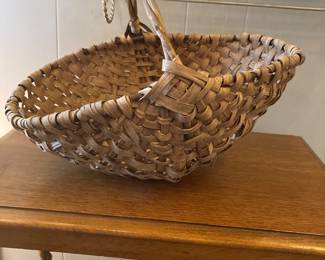 Antique handmade basket