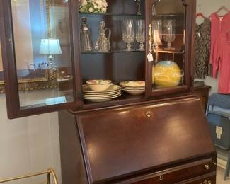 Beautiful secretary with beveled glass