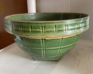 1930’s McCoy Yelloware mixing bowl #9