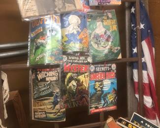 1960s-1970s comic books and memorabilia