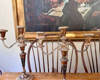 Hamilton Sterling Silver Candleabras~$695.00
