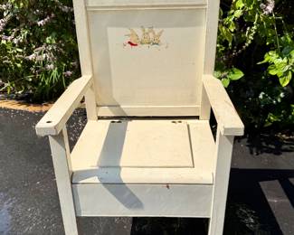 Vintage Child’s Potty Chair~$25