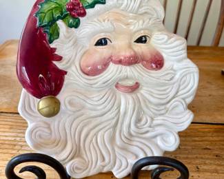 Fitz & Floyd Santa Plate~$20.00