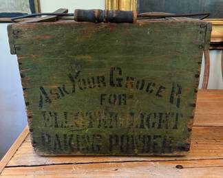 $95~ Antique Advertising Egg Crate