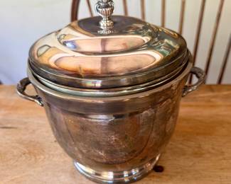 Poole Silver Co. Ice Bucket With Insert~$50.00