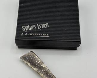 Sydney Lynch studio jewelry brooch, 24k gold, sterling, pearls - purchase at philadelphia museum of art craft show