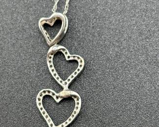 Main Line Jewelers 14k gold triple heart