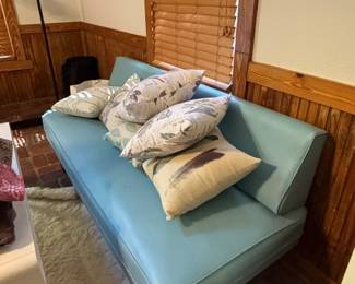 Turquoise MCM Sofa