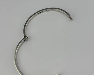 Made in mexico 925 Sterling Hinged bangle