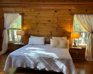 King size bed, two twin xl mattresses