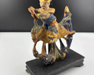 Antique Asian Wood Sculpture
