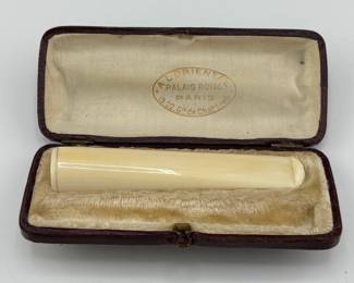 late 19th century cigarette holder in original case palais royal