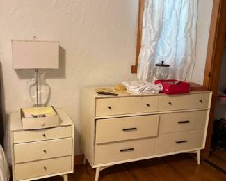 Side tables (pair) and dresser