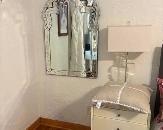 Unique etched mirror