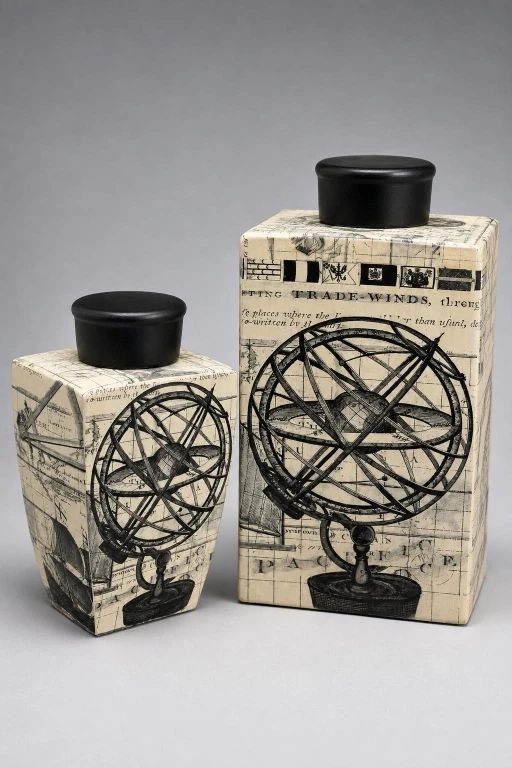 Bella Lux Decorative Storage Jars / Decor