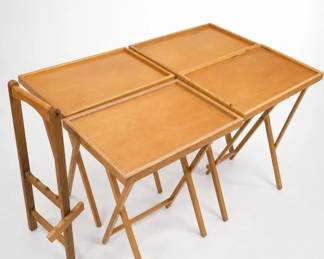 Folding Wooden Tray Tables