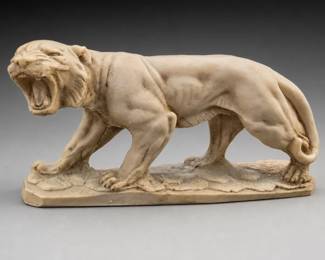 Roaring Lion Decorative Sculpture